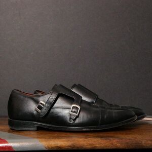 Allen Edmonds Black Double monk Strap size ten